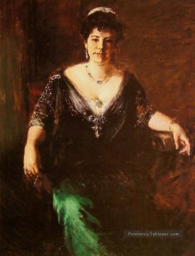 Portrait de Mme William Merritt Chase William Merritt Chase Peinture à l'huile